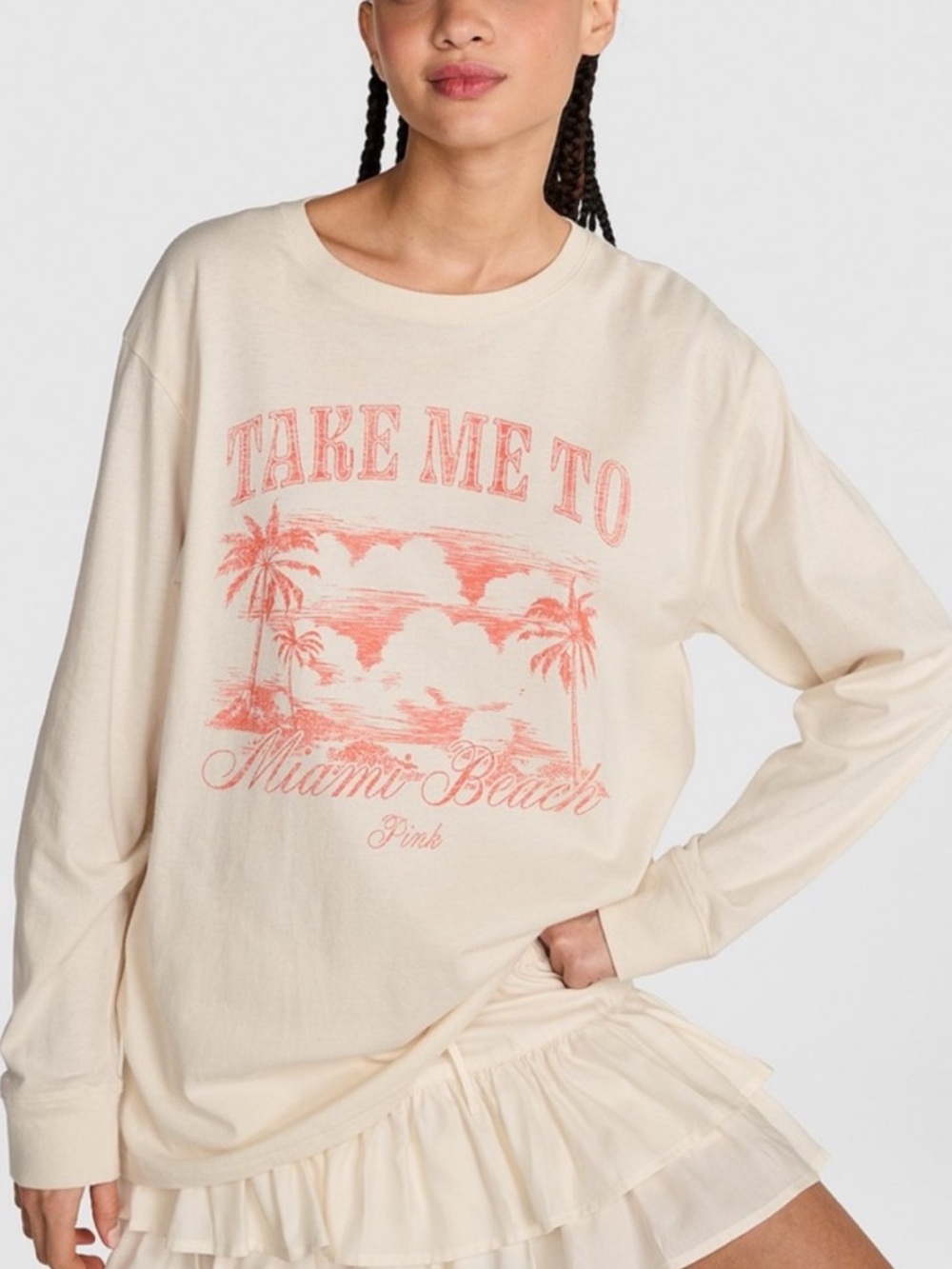 Pink Victoria Secret Campus Long Sleeve